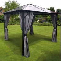 Glendale Peninsula Polycarbonate Gazebo 3m x 3m